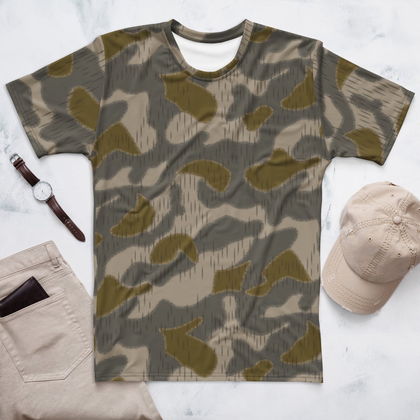 Austrian Zeltbahn Sumpfmuster Marsh CAMO Mens t-shirt - XS - T-Shirts