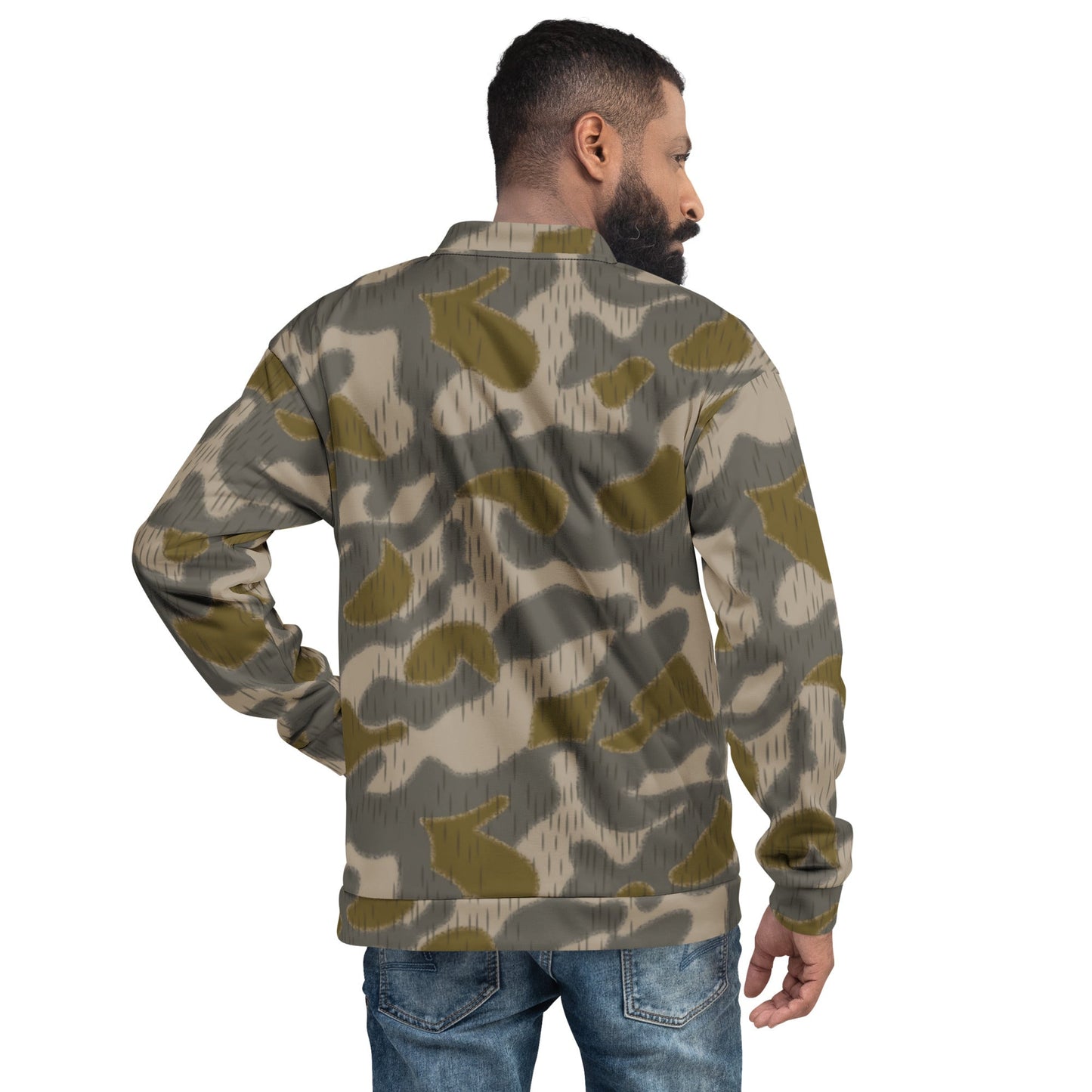 Austrian Zeltbahn Sumpfmuster Marsh CAMO Unisex Bomber Jacket - Jackets