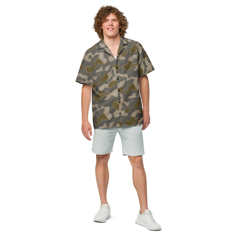 Sumpfmuster Zeltbahn Marsh CAMO Unisex Short-Sleeve Button Shirt - Button-Up
