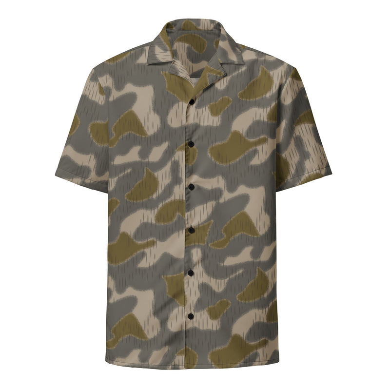 Sumpfmuster Zeltbahn Marsh CAMO Unisex Short-Sleeve Button Shirt - Button-Up