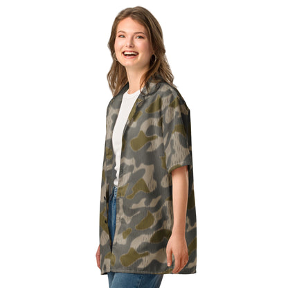 Austrian Zeltbahn Sumpfmuster Marsh CAMO Unisex button shirt - Button Shirts