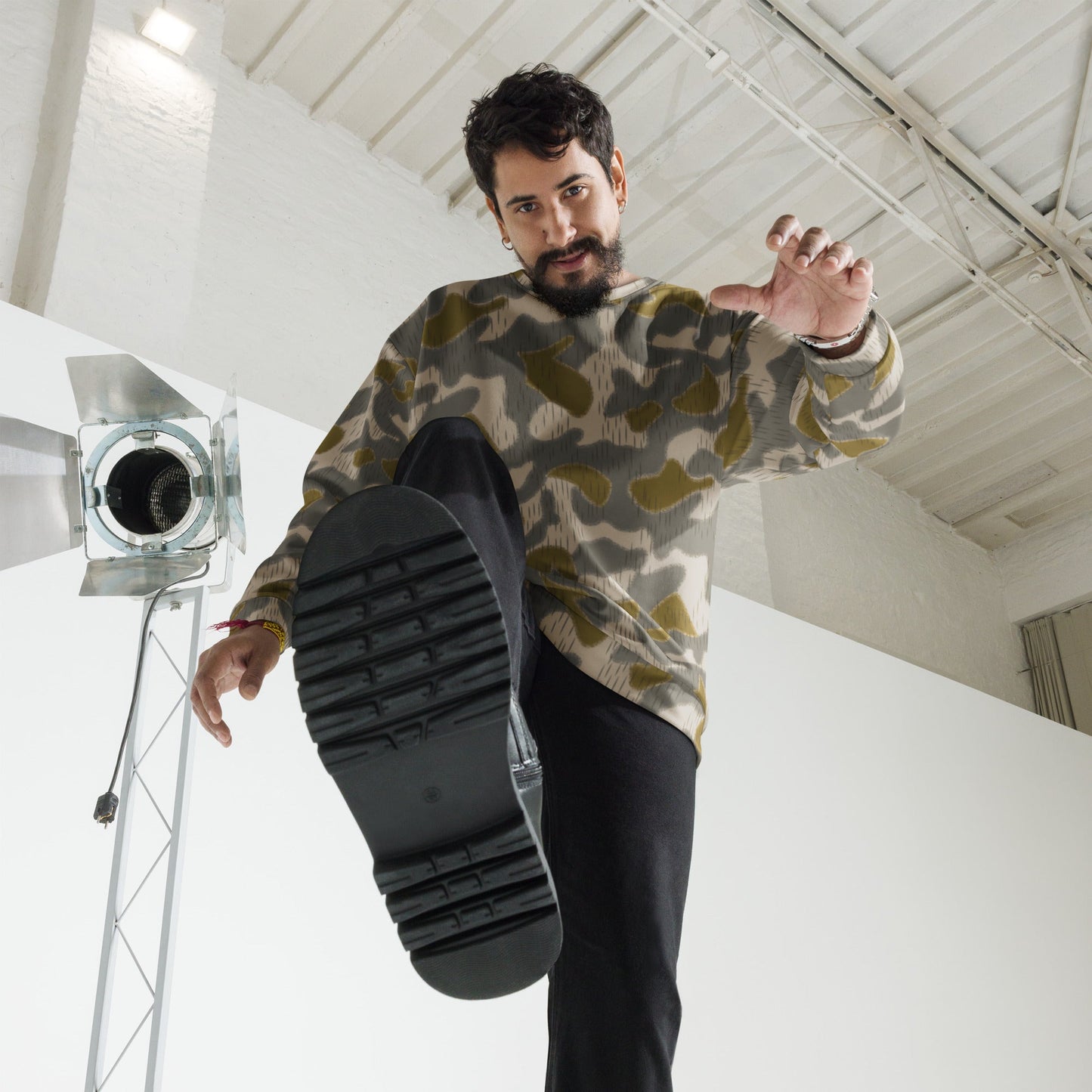 Austrian Zeltbahn Sumpfmuster Marsh CAMO Unisex Sweatshirt - Sweatshirts