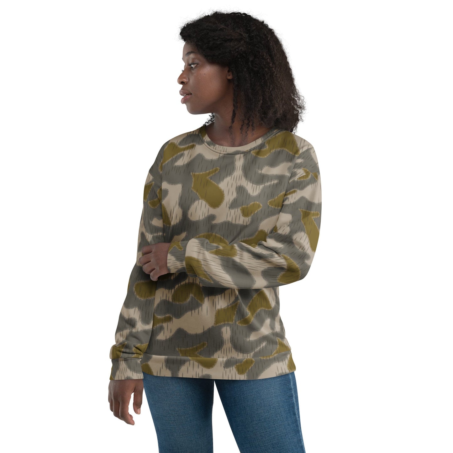Austrian Zeltbahn Sumpfmuster Marsh CAMO Unisex Sweatshirt - Sweatshirts
