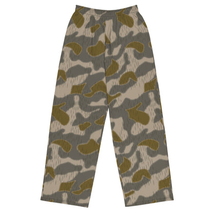 Austrian Zeltbahn Sumpfmuster Marsh CAMO unisex wide-leg pants - 2XS - Wide-leg Pants