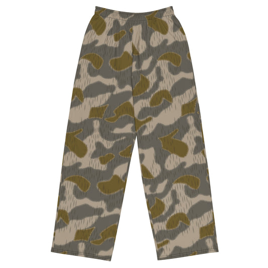 Austrian Zeltbahn Sumpfmuster Marsh CAMO unisex wide-leg pants - 2XS - Wide-leg Pants