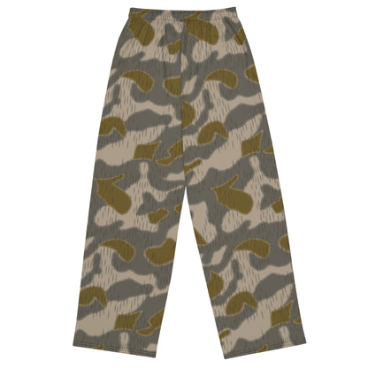 Austrian Zeltbahn Sumpfmuster Marsh CAMO unisex wide-leg pants - Wide-leg Pants