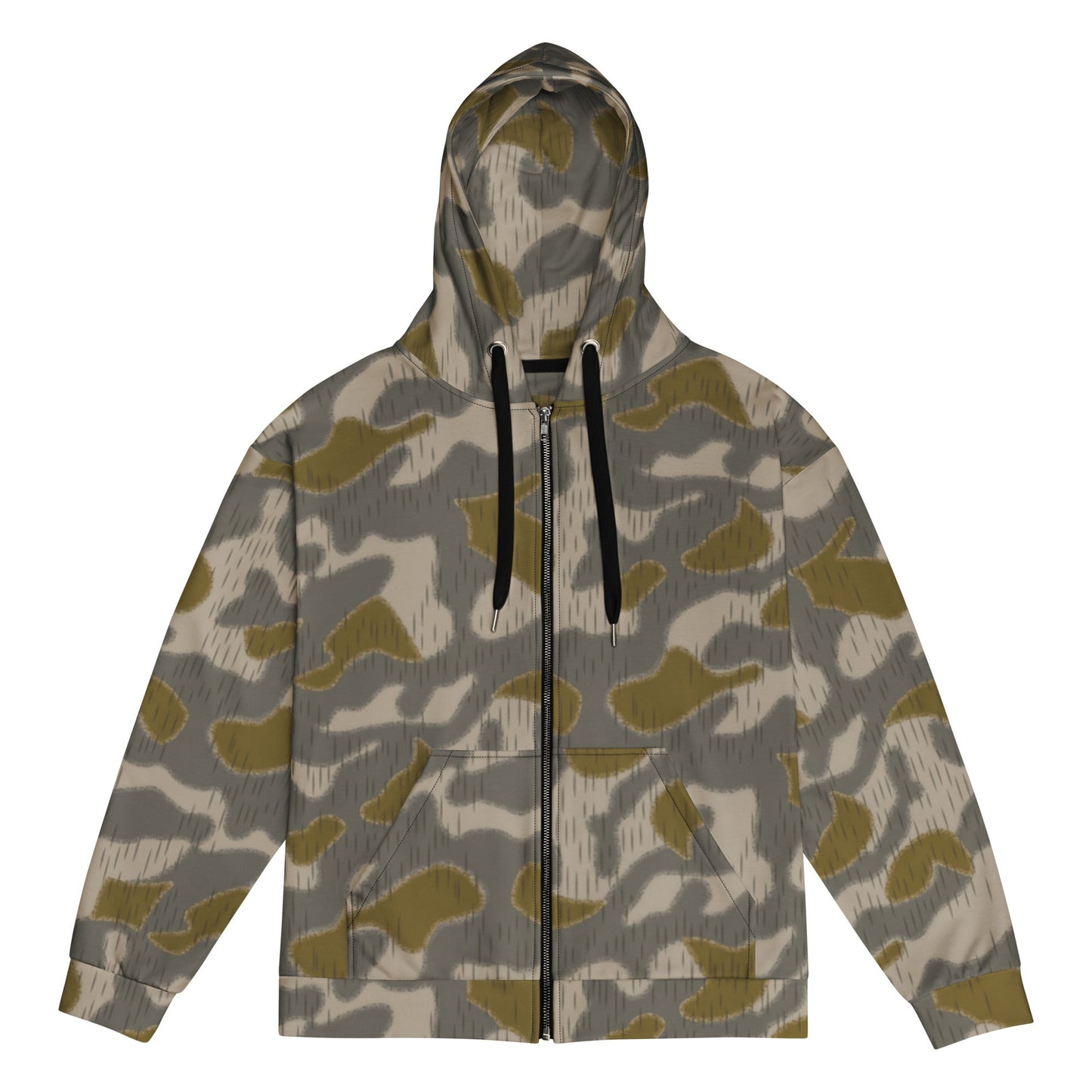 Austrian Zeltbahn Sumpfmuster Marsh CAMO Unisex zip hoodie - 2XS - Zip Hoodies
