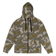 Sumpfmuster Zeltbahn Marsh CAMO Unisex Zip Hoodie - 2XS