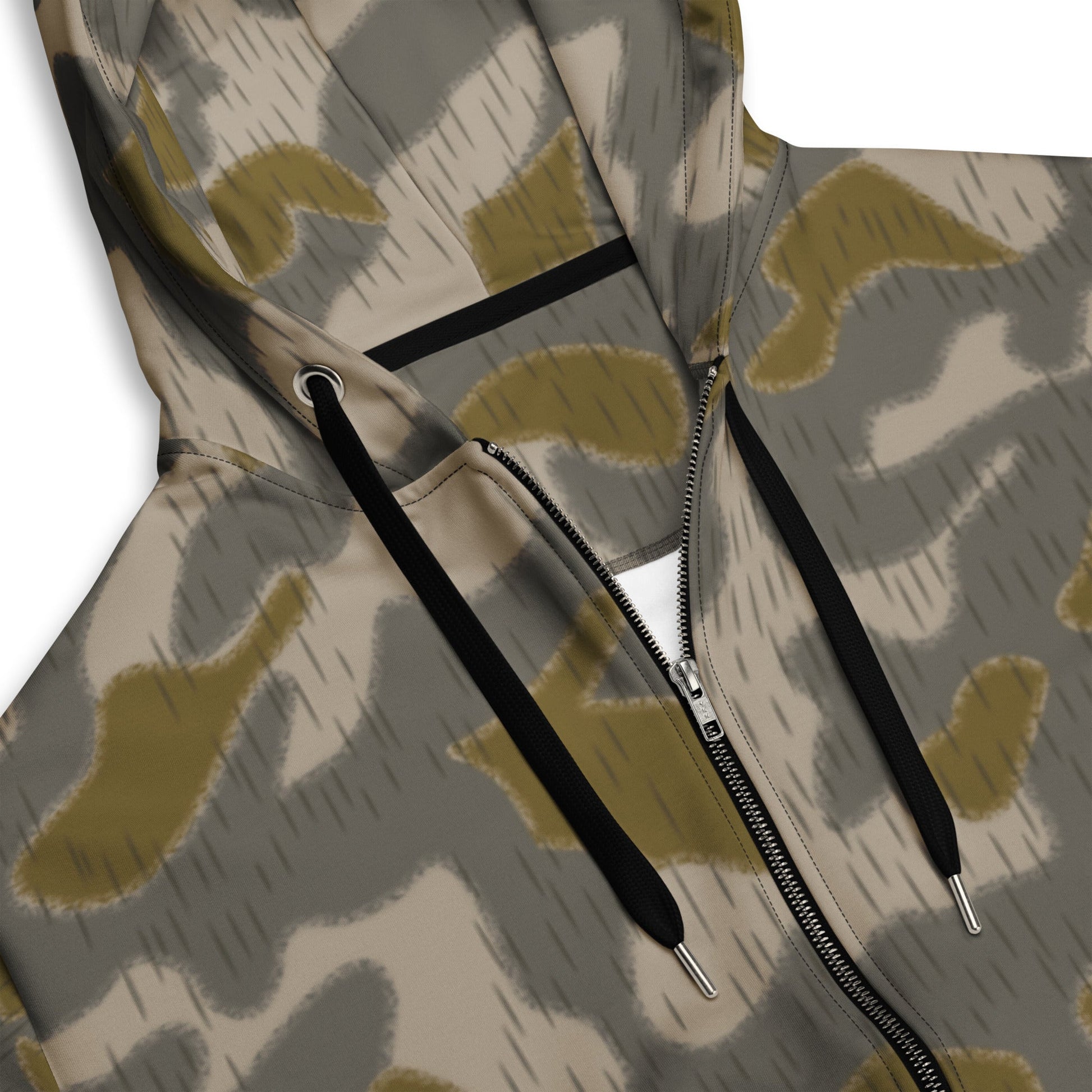 Austrian Zeltbahn Sumpfmuster Marsh CAMO Unisex zip hoodie - Zip Hoodies