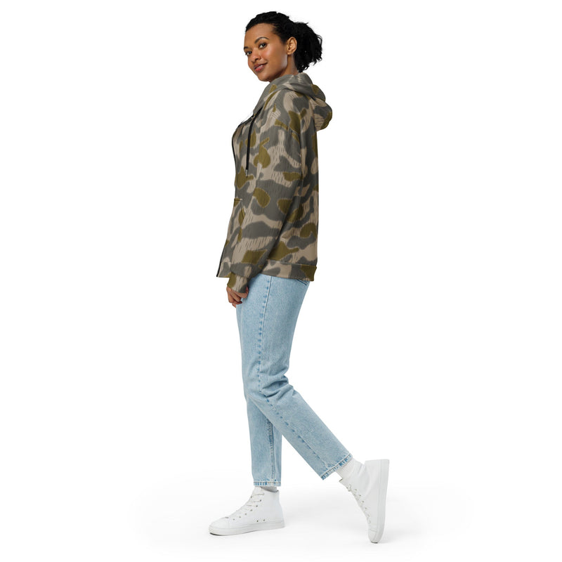 Sumpfmuster Zeltbahn Marsh CAMO Unisex Zip Hoodie