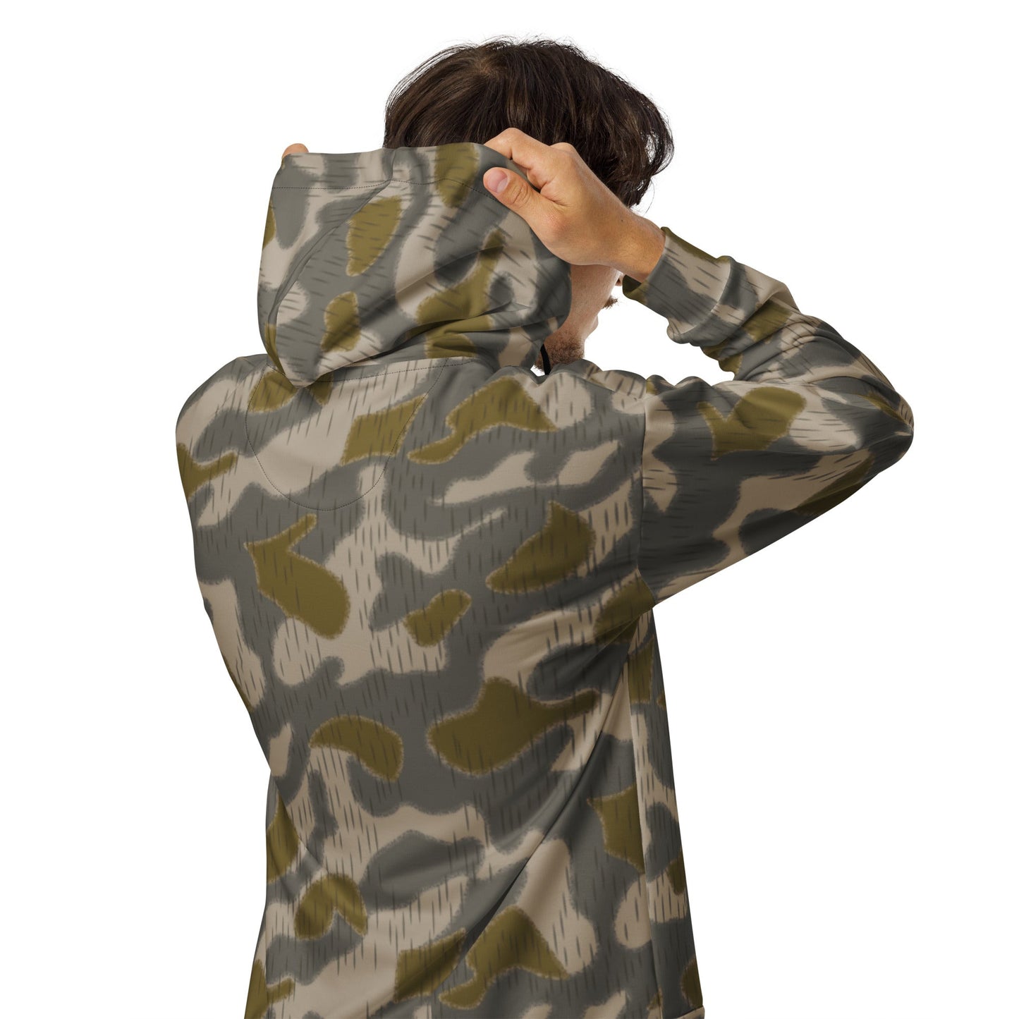 Austrian Zeltbahn Sumpfmuster Marsh CAMO Unisex zip hoodie - Zip Hoodies