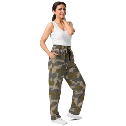 Austrian Zeltbahn Sumpfmuster Marsh CAMO Wide-leg joggers - Joggers