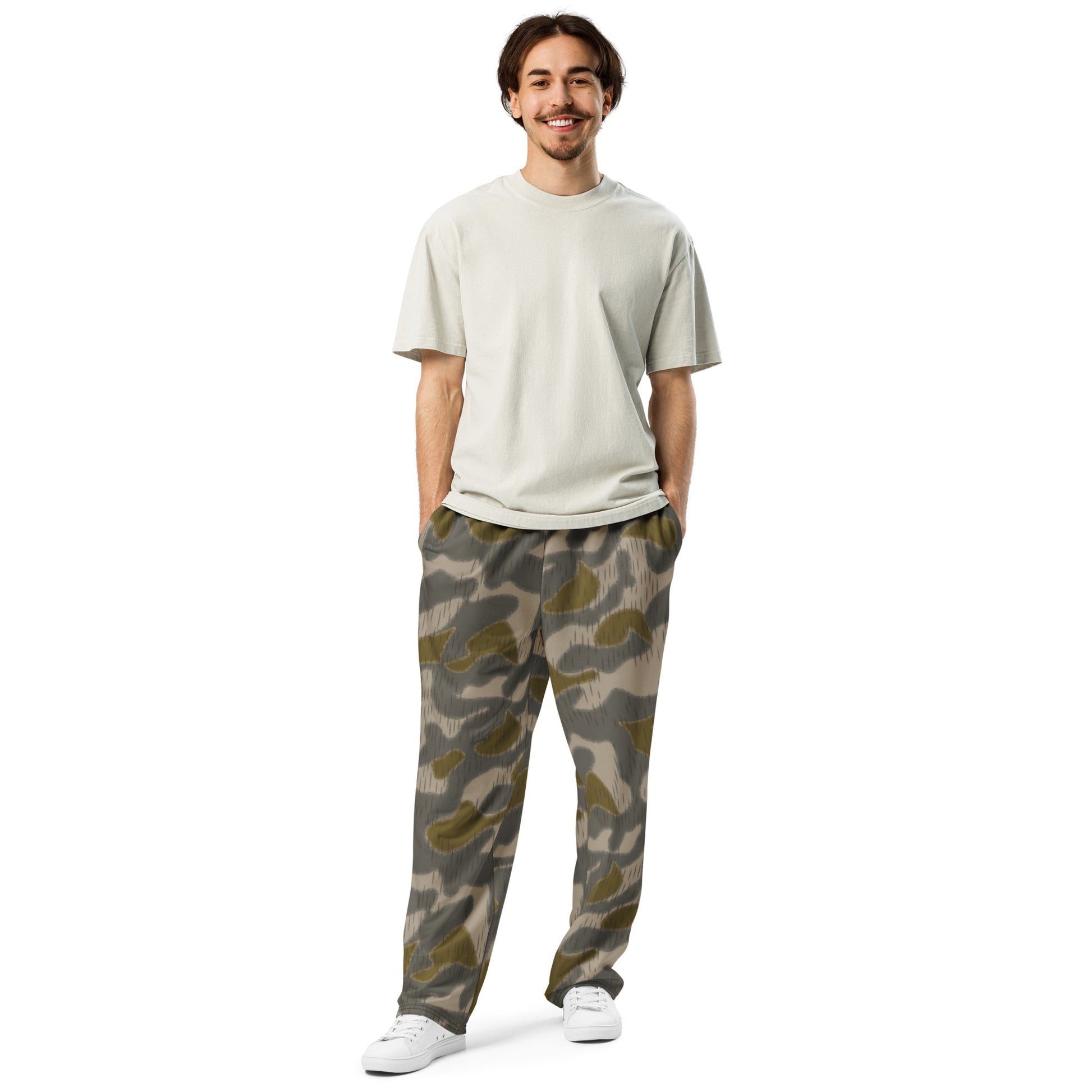 Austrian Zeltbahn Sumpfmuster Marsh CAMO Wide-leg joggers - Joggers