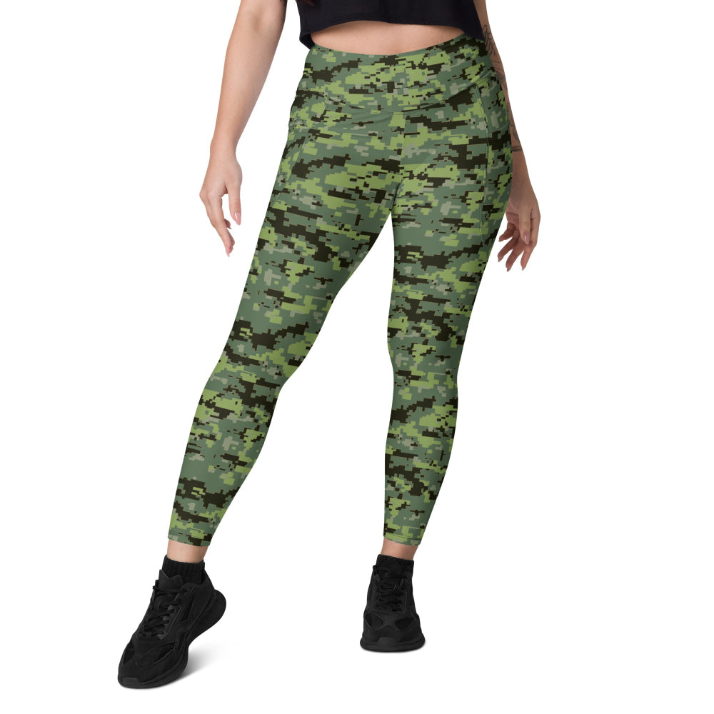 Avatar Resources Development Administration (RDA) Movie CAMO Leggings with pockets - Womens With Pockets