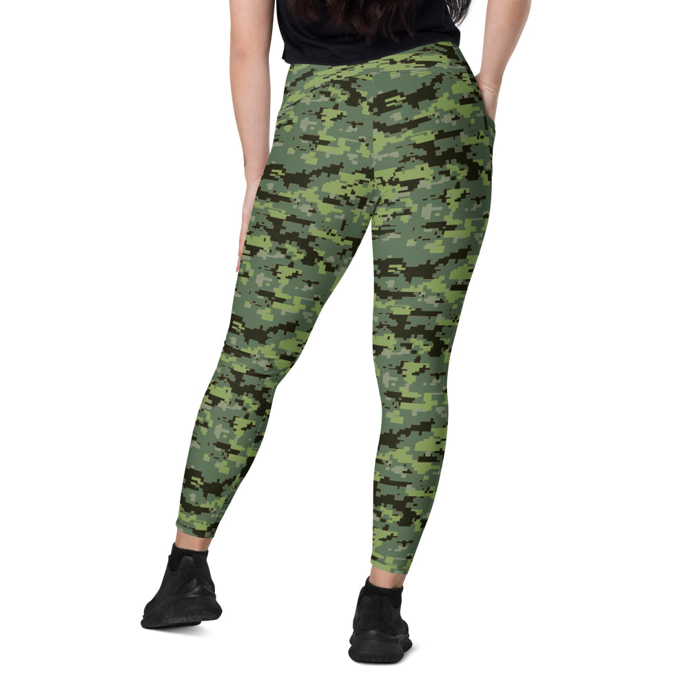 Avatar Resources Development Administration (RDA) Movie CAMO Leggings with pockets - Womens With Pockets