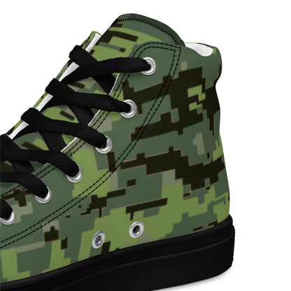 Avatar Resources Development Administration (RDA) Movie CAMO Mens high top canvas shoes - High Top Canvas Shoes