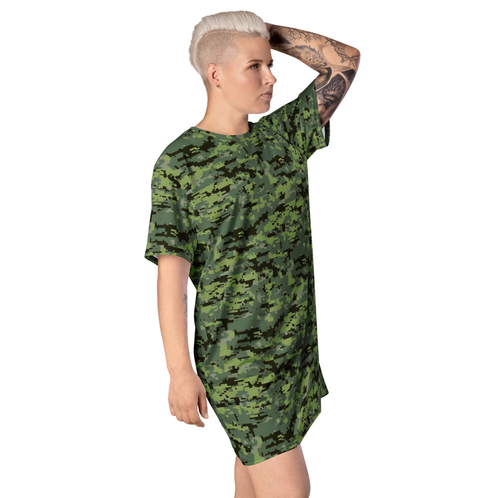 Avatar Resources Development Administration (RDA) Movie CAMO T-shirt dress - Womens T-Shirt Dress