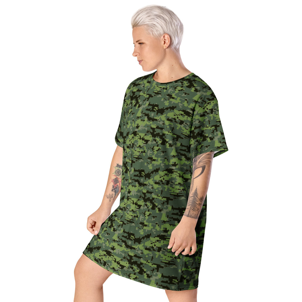 Avatar Resources Development Administration (RDA) Movie CAMO T-shirt dress - Womens T-Shirt Dress