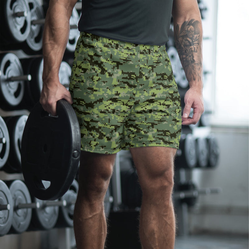 Frontier Resource Security CAMO Unisex Athletic Long Shorts - XS