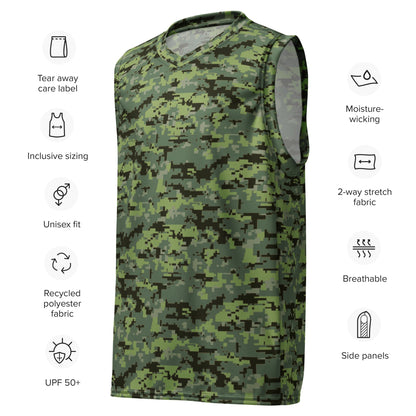 Avatar Resources Development Administration (RDA) Movie CAMO unisex basketball jersey Basketball Jerseys