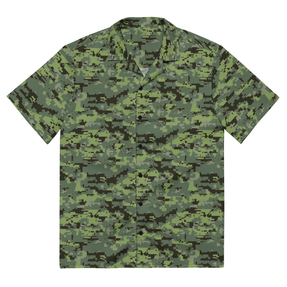 Avatar Resources Development Administration (RDA) Movie CAMO Unisex button shirt - 2XS - Button Shirt