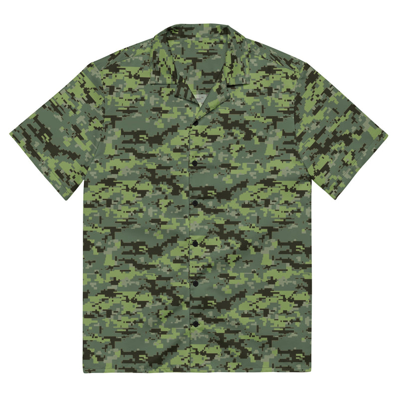 Frontier Resource Security CAMO Unisex Short-Sleeve Button Shirt - 2XS - Button-Up