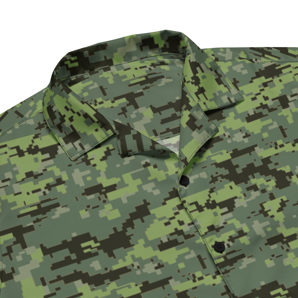 Avatar Resources Development Administration (RDA) Movie CAMO Unisex button shirt - Button Shirt