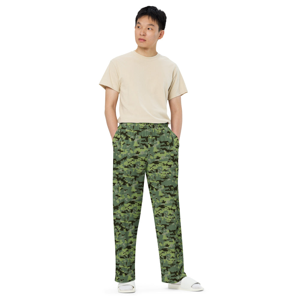 Avatar Resources Development Administration (RDA) Movie CAMO unisex wide-leg pants - Unisex Wide-Leg Pants