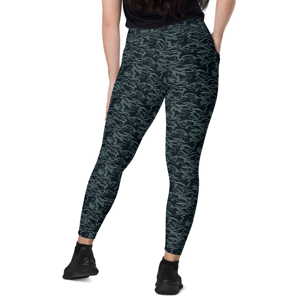 Avatar Way of Water Movie CAMO Leggings with pockets - Womens With Pockets