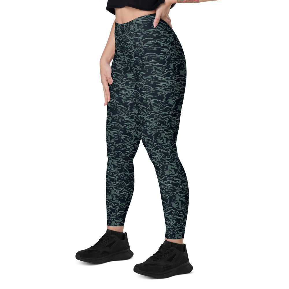 Avatar Way of Water Movie CAMO Leggings with pockets - Womens With Pockets