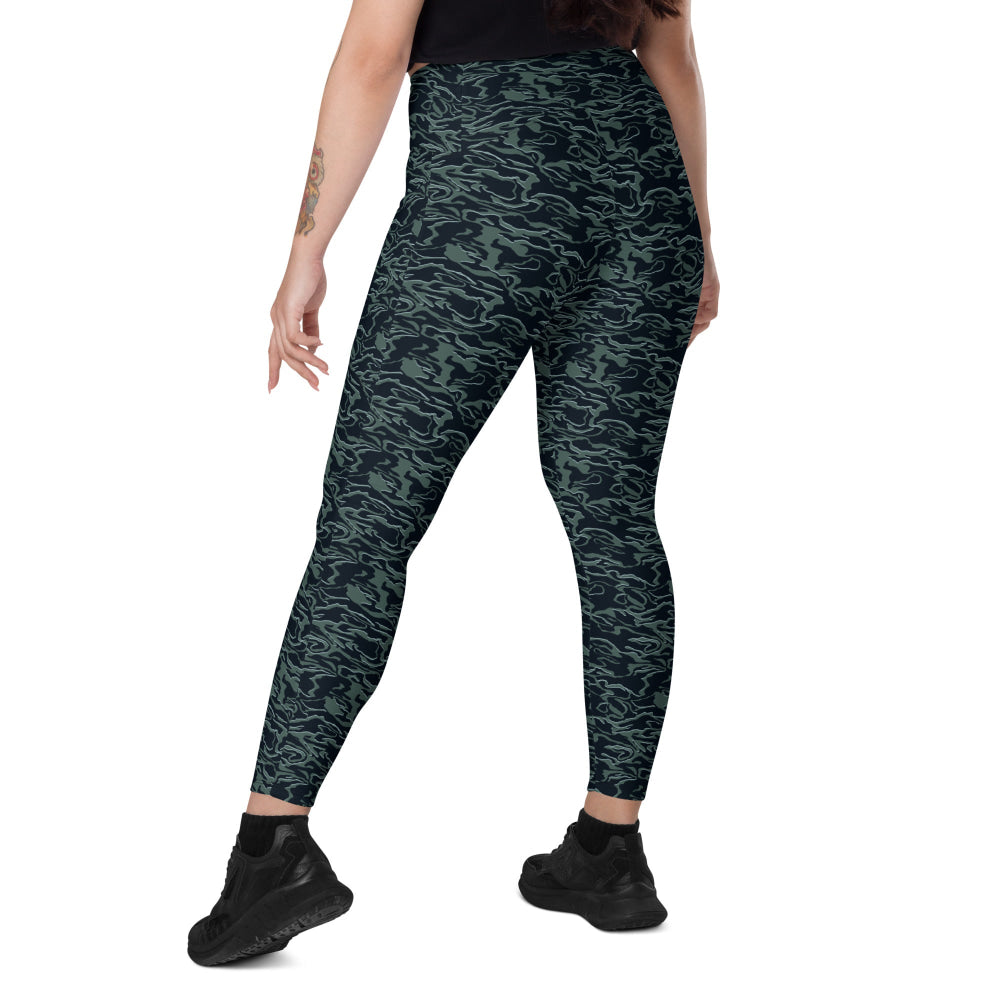 Avatar Way of Water Movie CAMO Leggings with pockets - Womens With Pockets