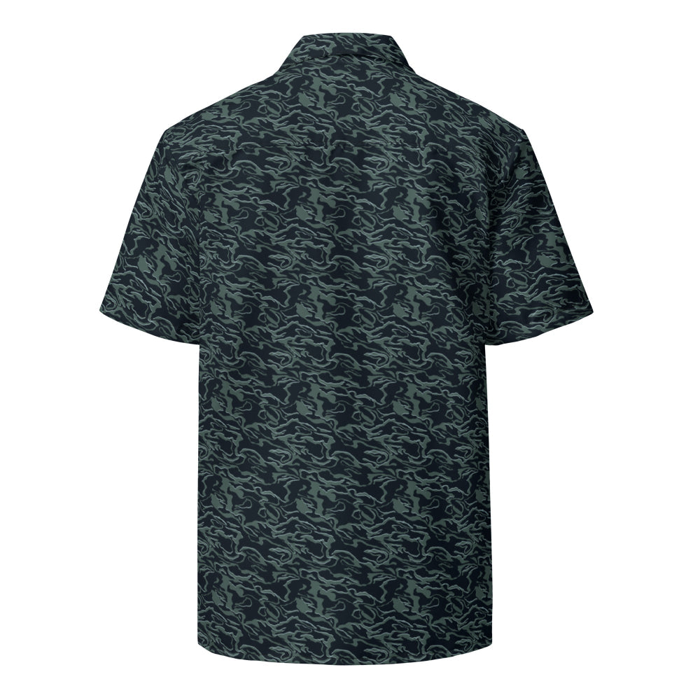 Avatar Way of Water Movie CAMO Unisex button shirt - Button Shirt