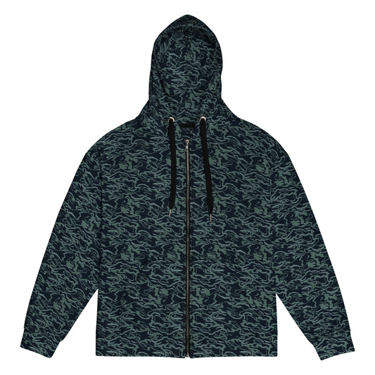 Avatar Way of Water Movie CAMO Unisex zip hoodie - Zip Hoodie