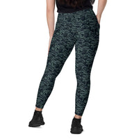 Avatar Way of Water Movie CAMO Women’s Leggings with pockets - Womens