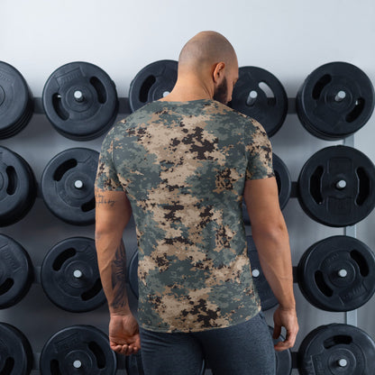 Azerbaijan M2024 CAMO Mens Athletic T-Shirt