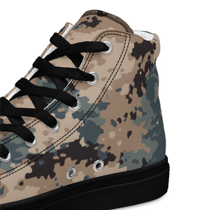 Azerbaijan M2024 CAMO Mens High-Top Canvas Shoes
