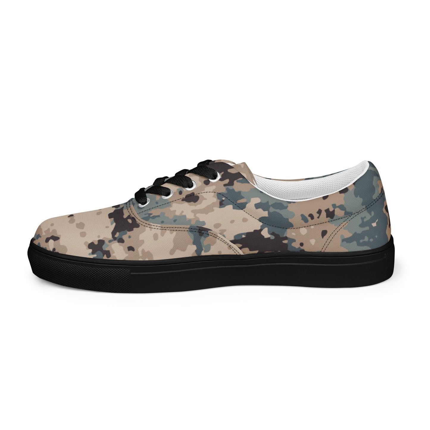 Azerbaijan M2024 CAMO Mens Lace-Up Canvas Shoes - Lace-up