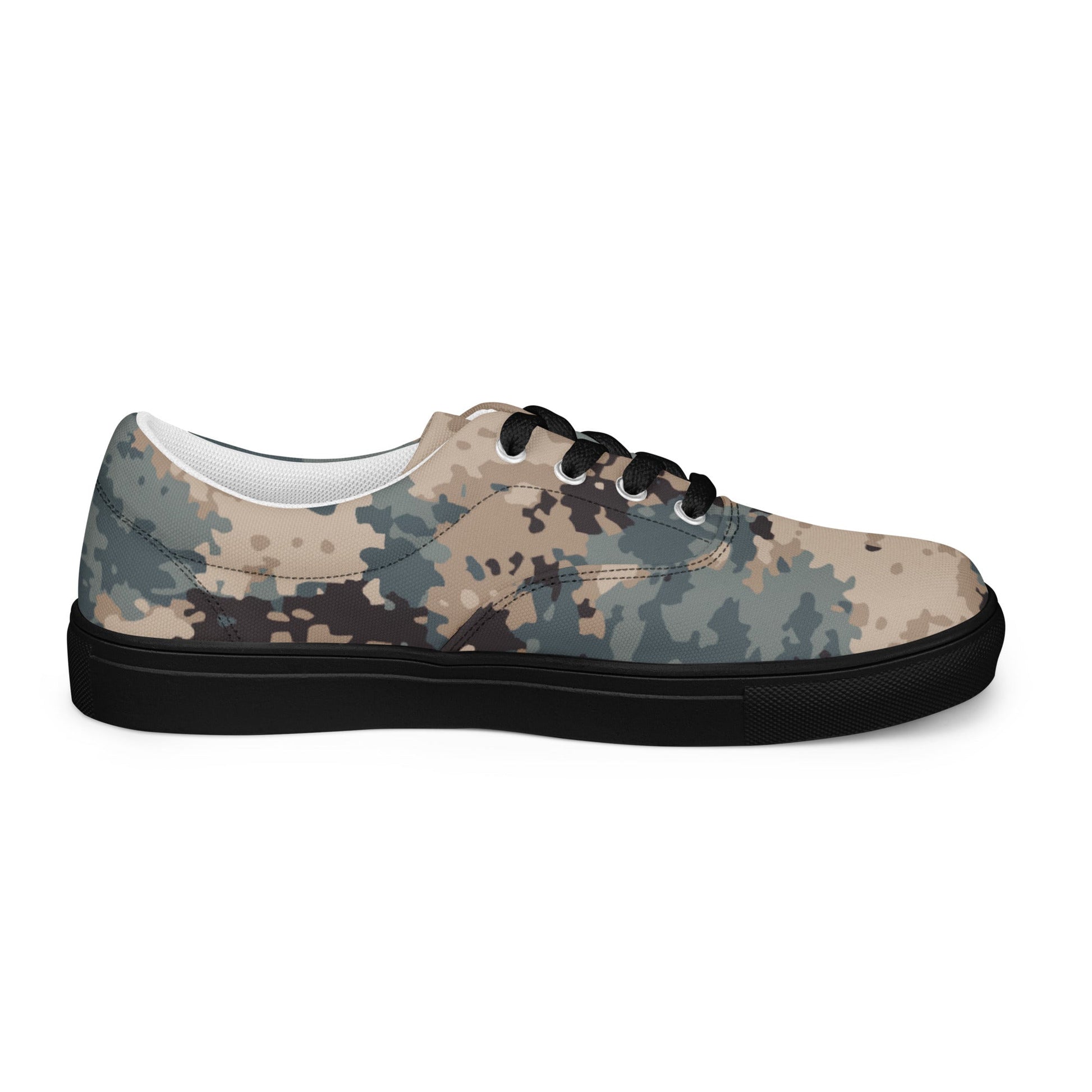 Azerbaijan M2024 CAMO Mens Lace-Up Canvas Shoes - Lace-up
