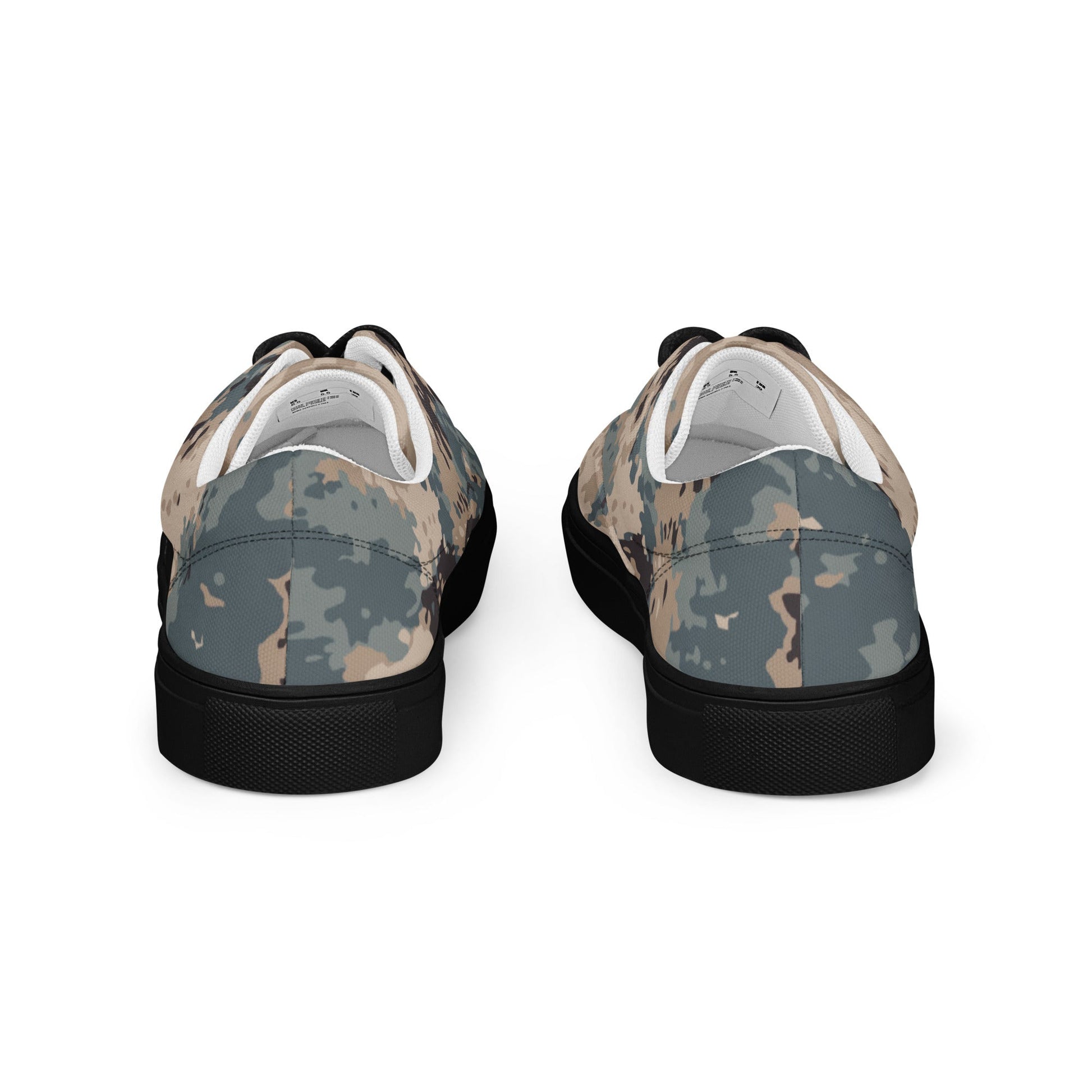 Azerbaijan M2024 CAMO Mens Lace-Up Canvas Shoes - Lace-up