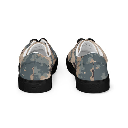 Azerbaijan M2024 CAMO Mens Lace-Up Canvas Shoes - Lace-up