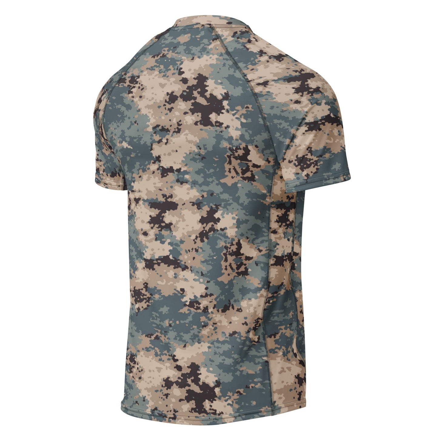 Azerbaijan M2024 CAMO Mens Short-Sleeve Rash Guard