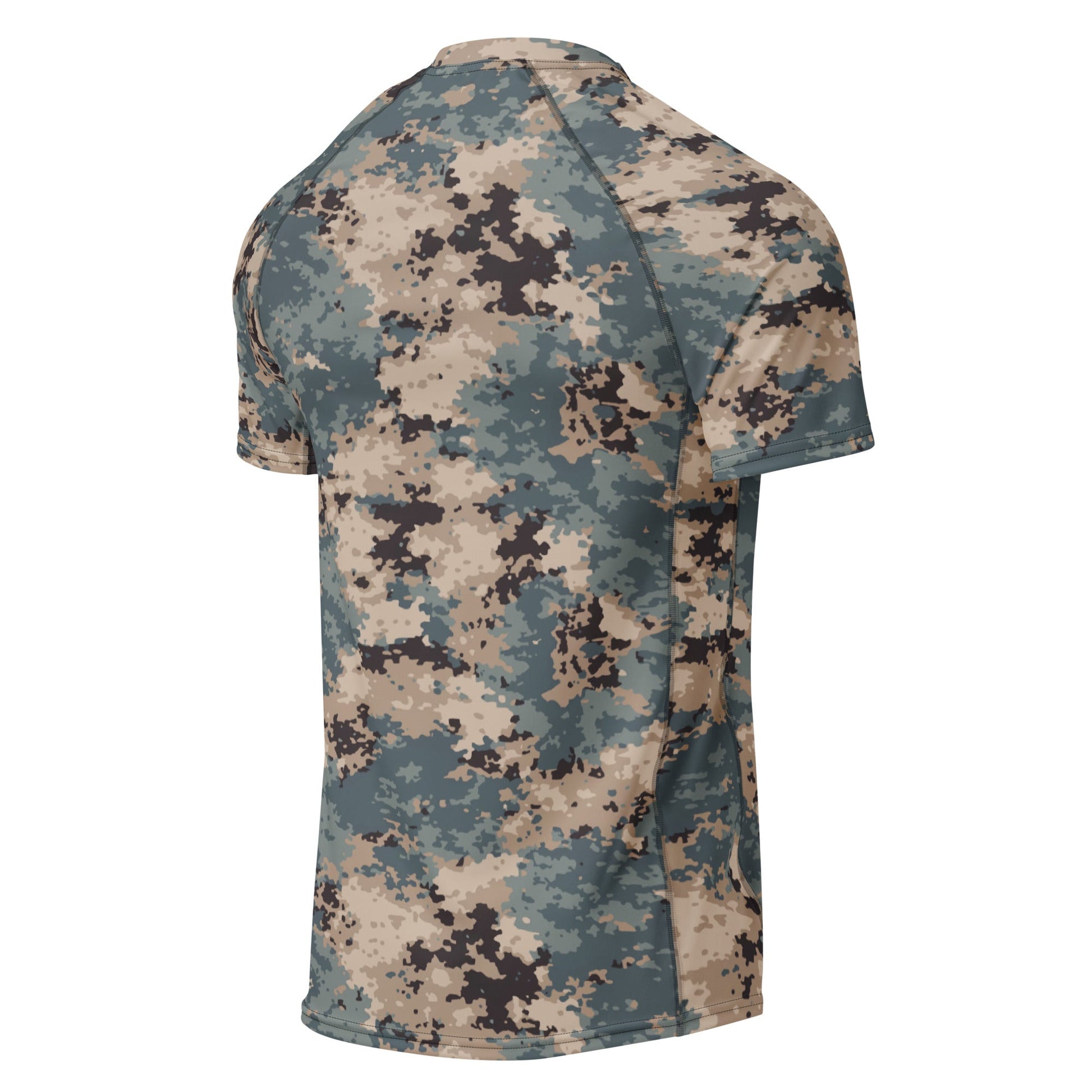 Azerbaijan M2024 CAMO Mens Short-Sleeve Rash Guard