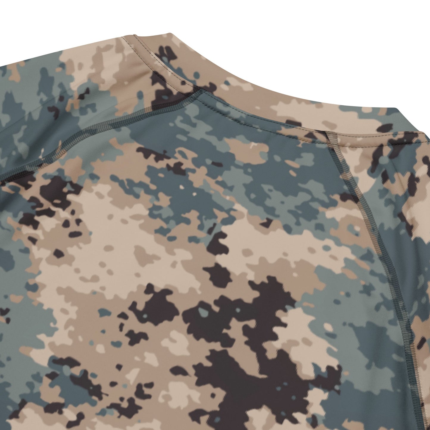 Azerbaijan M2024 CAMO Mens Short-Sleeve Rash Guard