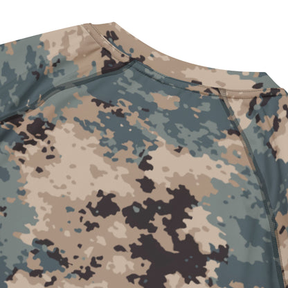 Azerbaijan M2024 CAMO Mens Short-Sleeve Rash Guard