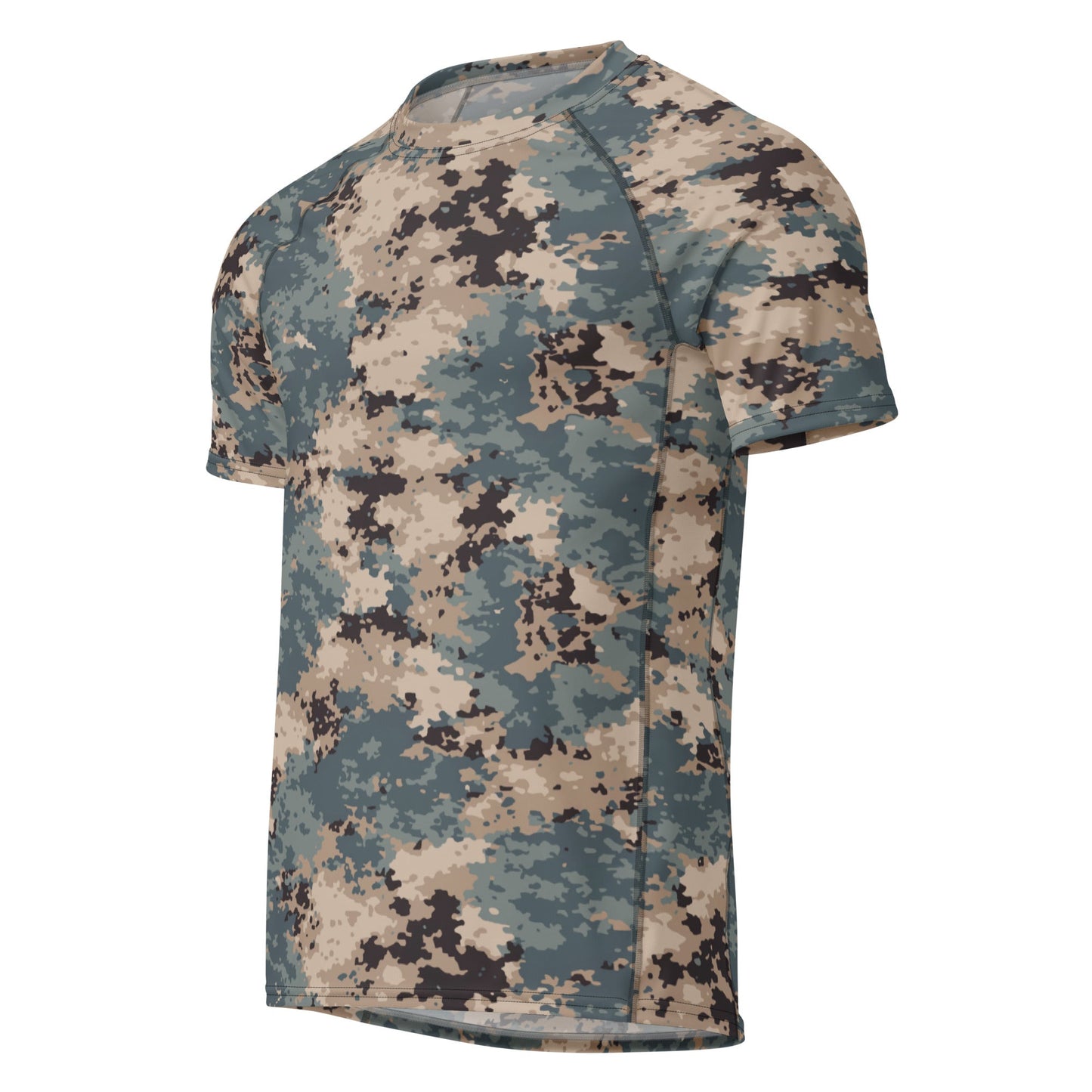 Azerbaijan M2024 CAMO Mens Short-Sleeve Rash Guard
