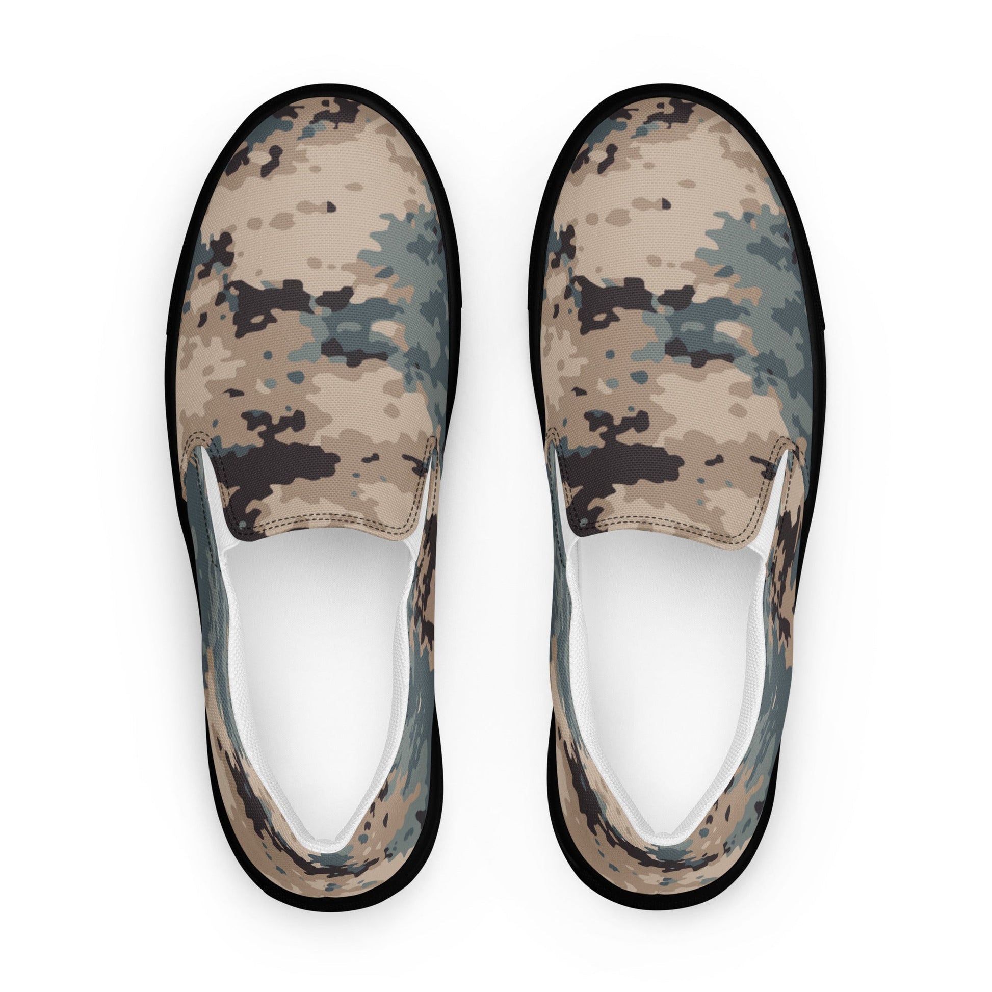 Azerbaijan M2024 CAMO Mens Slip-On Canvas Shoes
