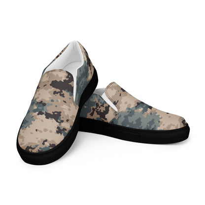 Azerbaijan M2024 CAMO Mens Slip-On Canvas Shoes - 5