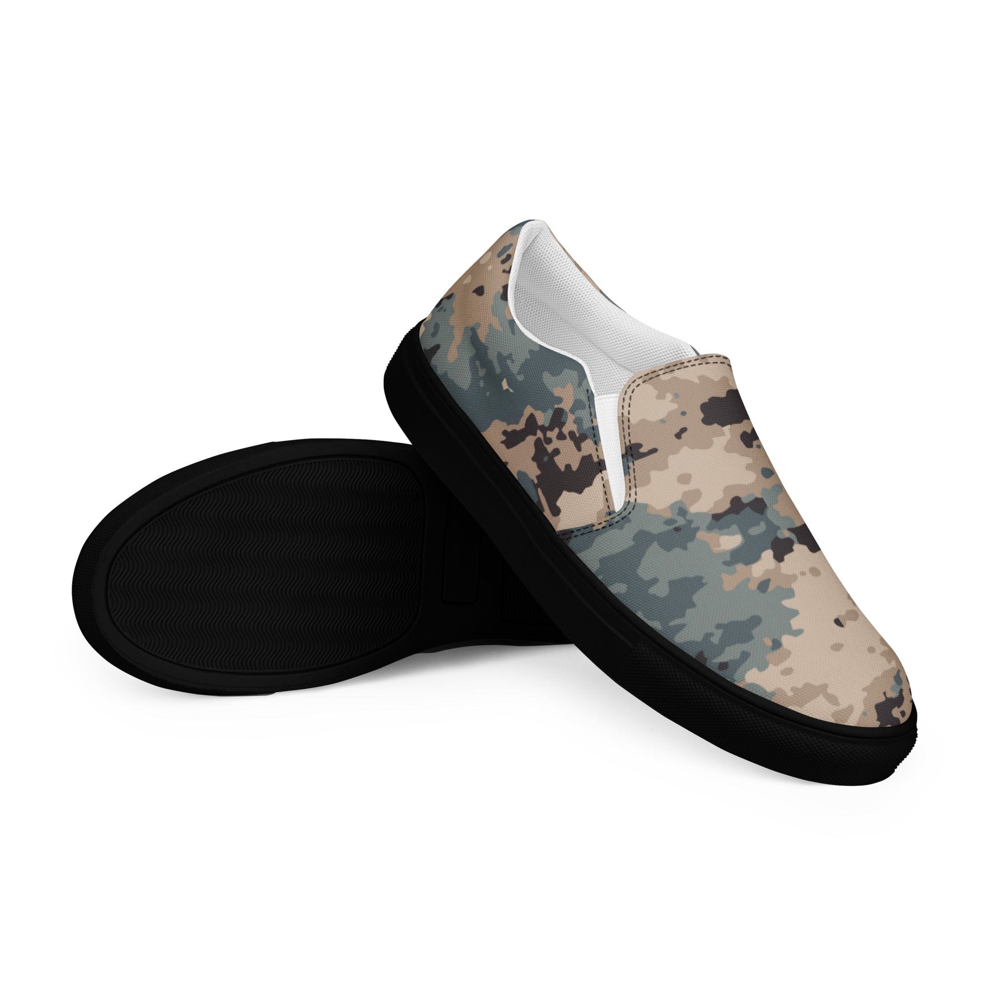 Azerbaijan M2024 CAMO Mens Slip-On Canvas Shoes