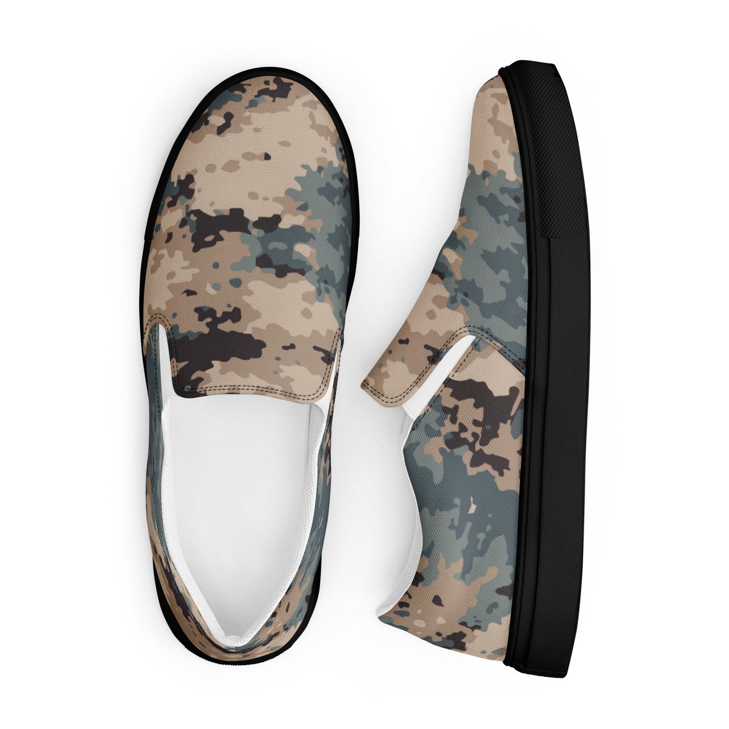 Azerbaijan M2024 CAMO Mens Slip-On Canvas Shoes