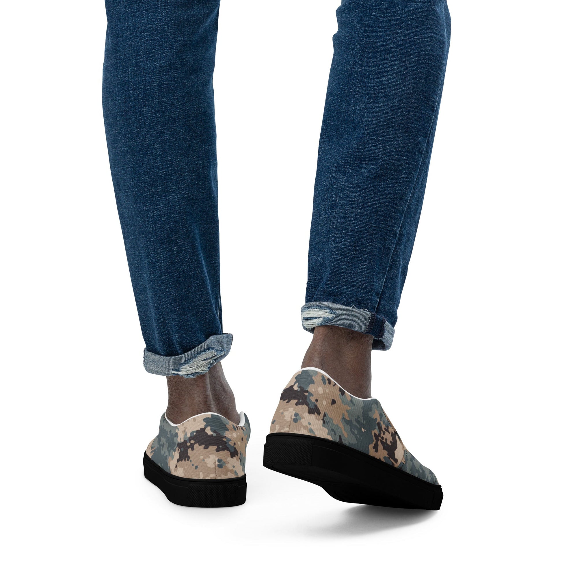 Azerbaijan M2024 CAMO Mens Slip-On Canvas Shoes